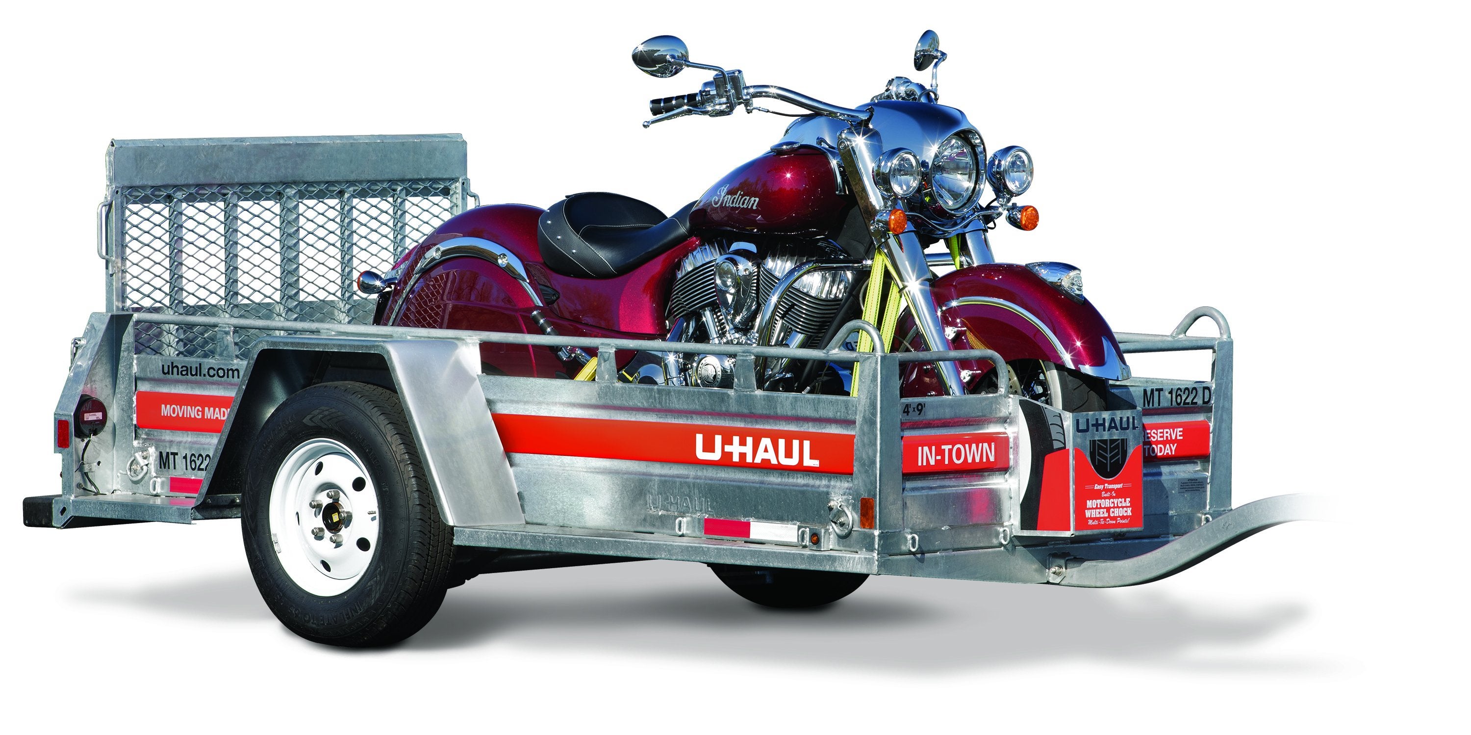 Uhaul motorcycle trailer